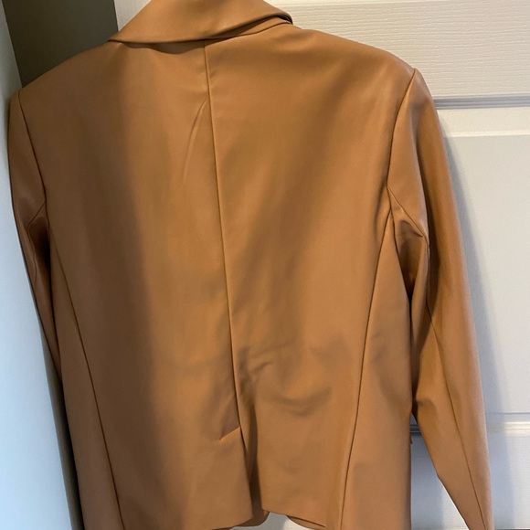 NWT leather look New Day Blazer - Picture 4 of 4